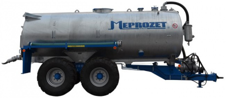 Машина для внесения удобрений PN-1/14A ECO (16 120л) на двухосной колесной базе BOGIE.